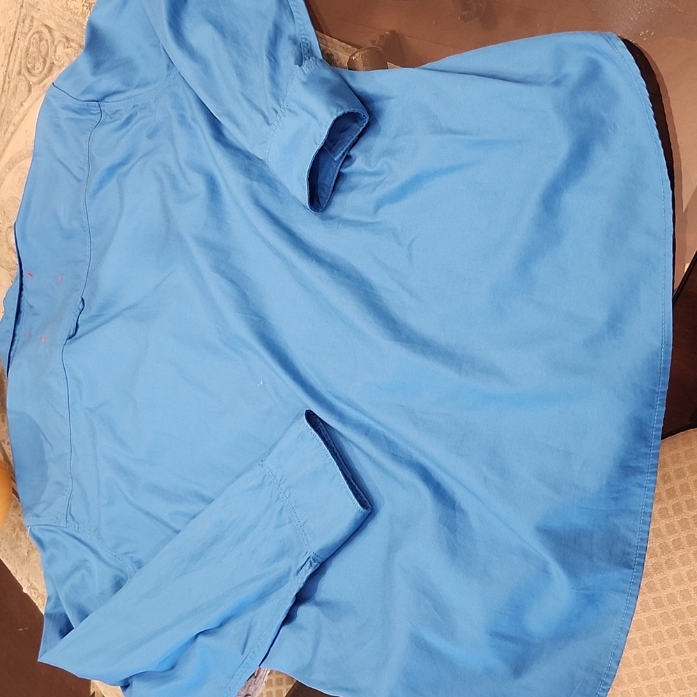 Robert Graham Vibrant Blue Casual Button Down Shirt XL - Picture 6 of 8